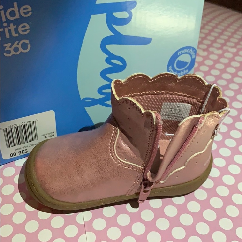Stride Rite Pink Booties - Picture 5 of 6